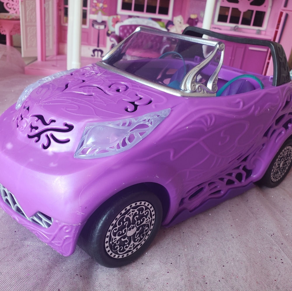 Purple Kids Convertible Toy Car - Play Vehicle